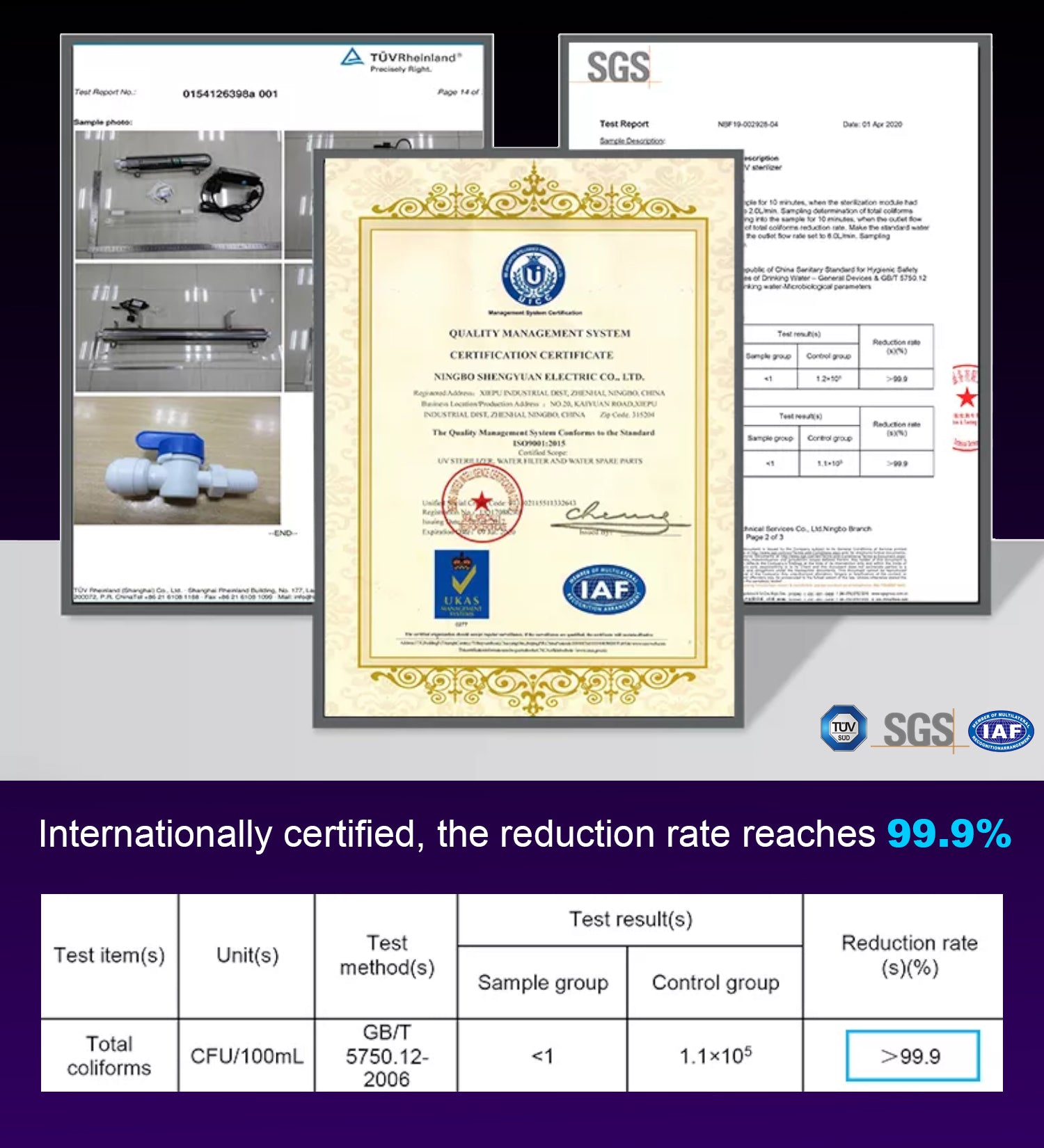 ALTHY Whole House UV͎ Ultrąviolët Water Filter Purifier with Smart Flow Sensor Switch, 12GPM, 48W Energy Saving