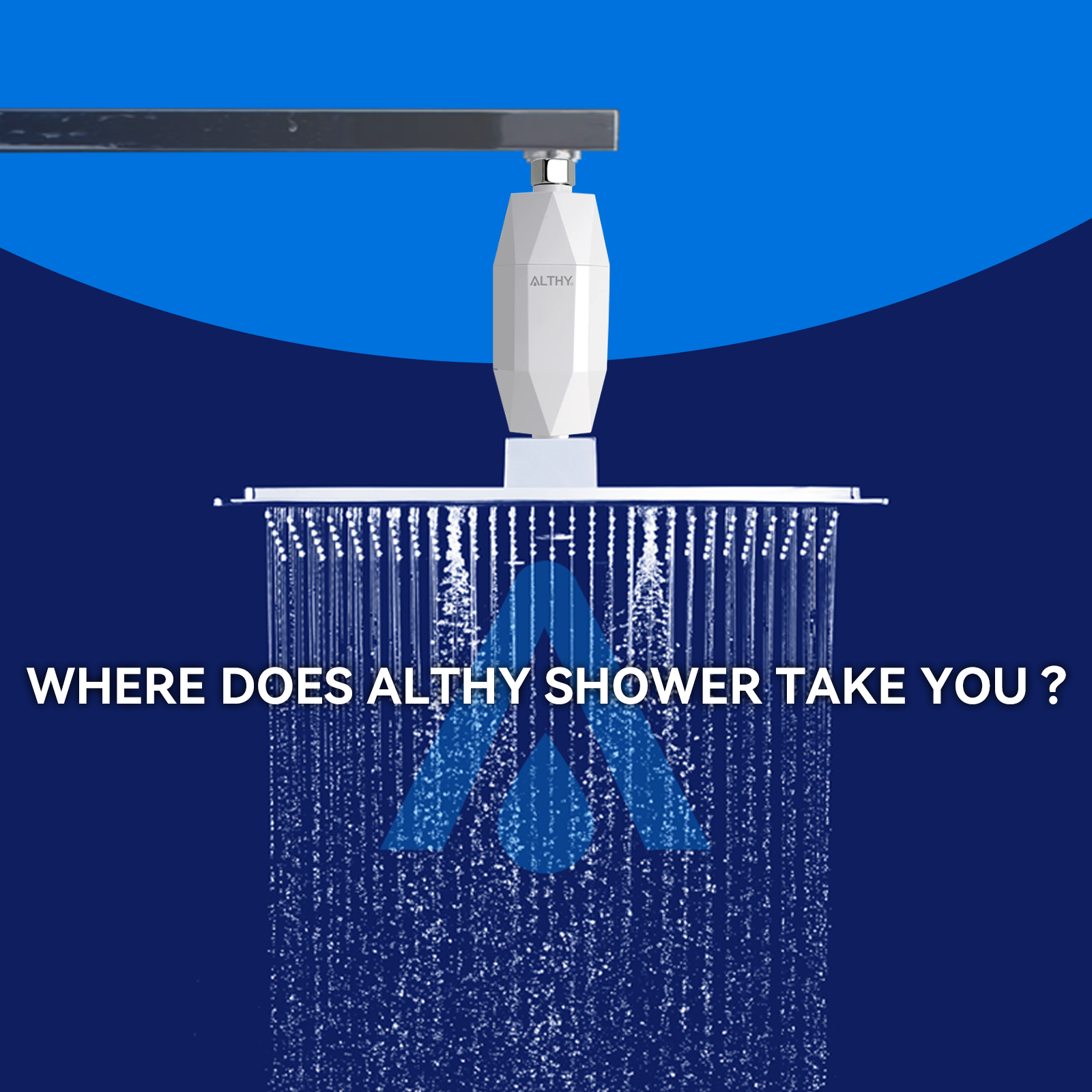 ALTHY Vitamin C Revitalizing Shower Head Water Filter - Reduces Chlorine