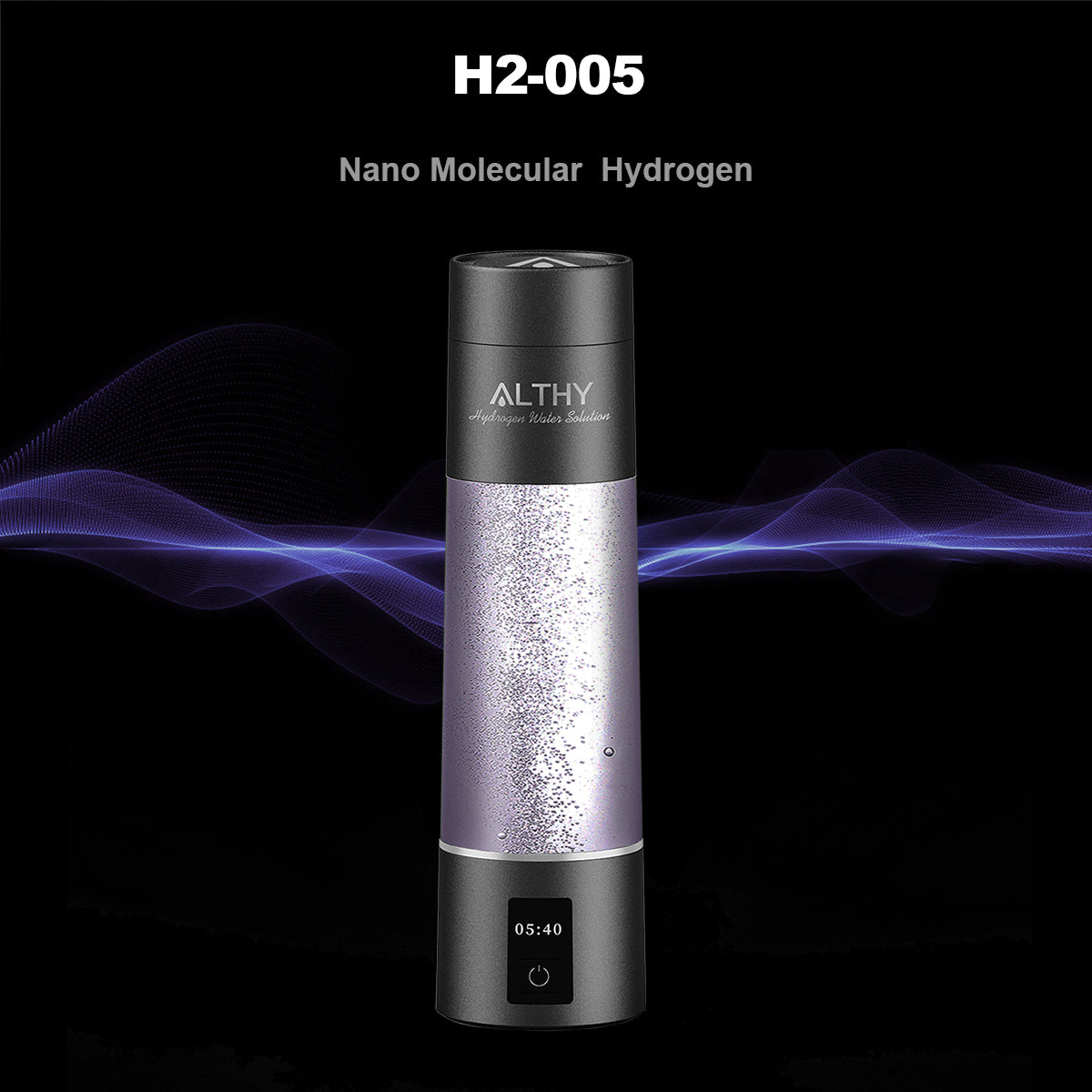 ALTHY Performance Nano Hydrogen Water Generator Bottle