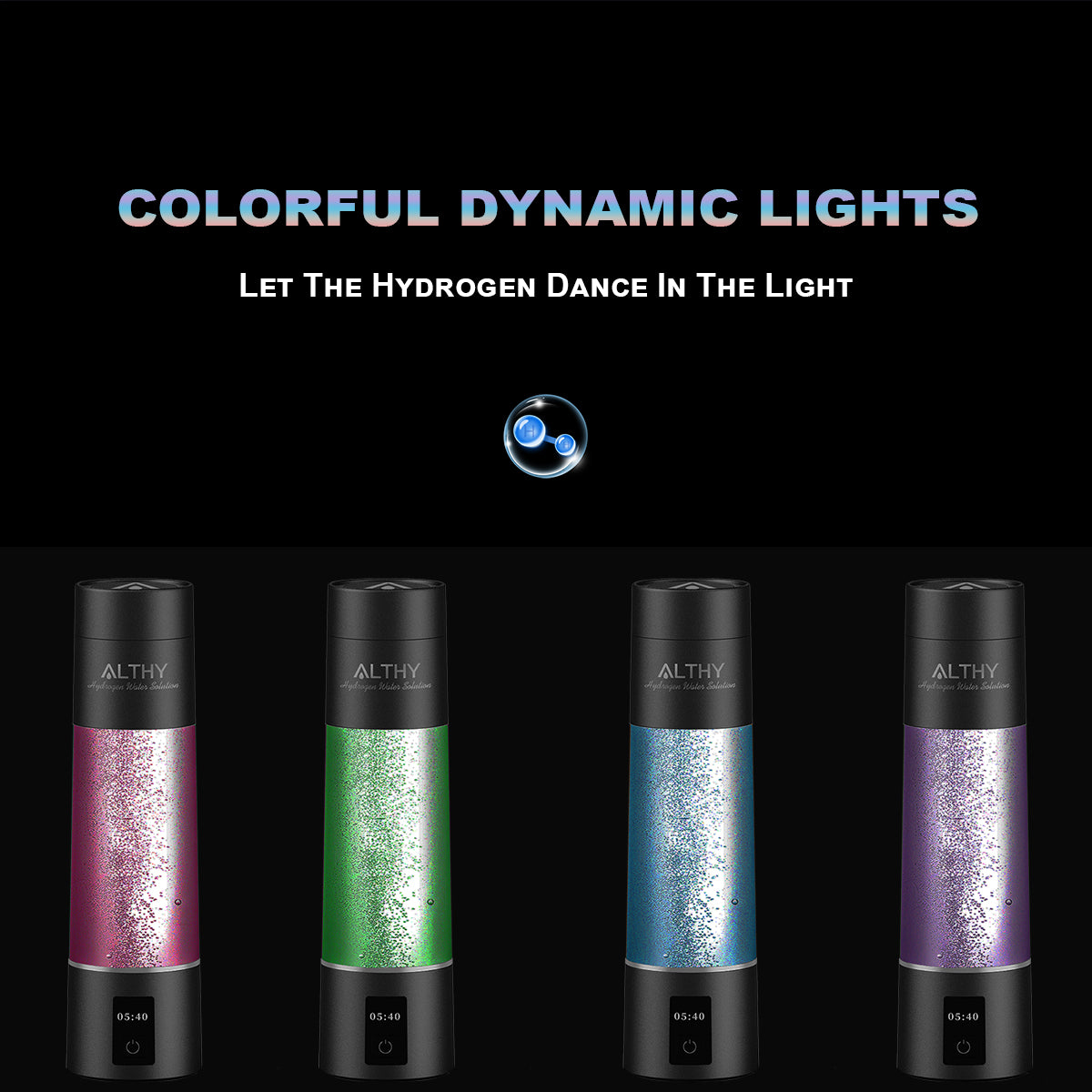 ALTHY Performance Nano Hydrogen Water Generator Bottle