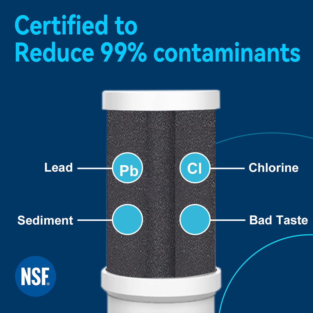 ALTHY Vitamin C Revitalizing Shower Head Water Filter - Reduces Chlorine