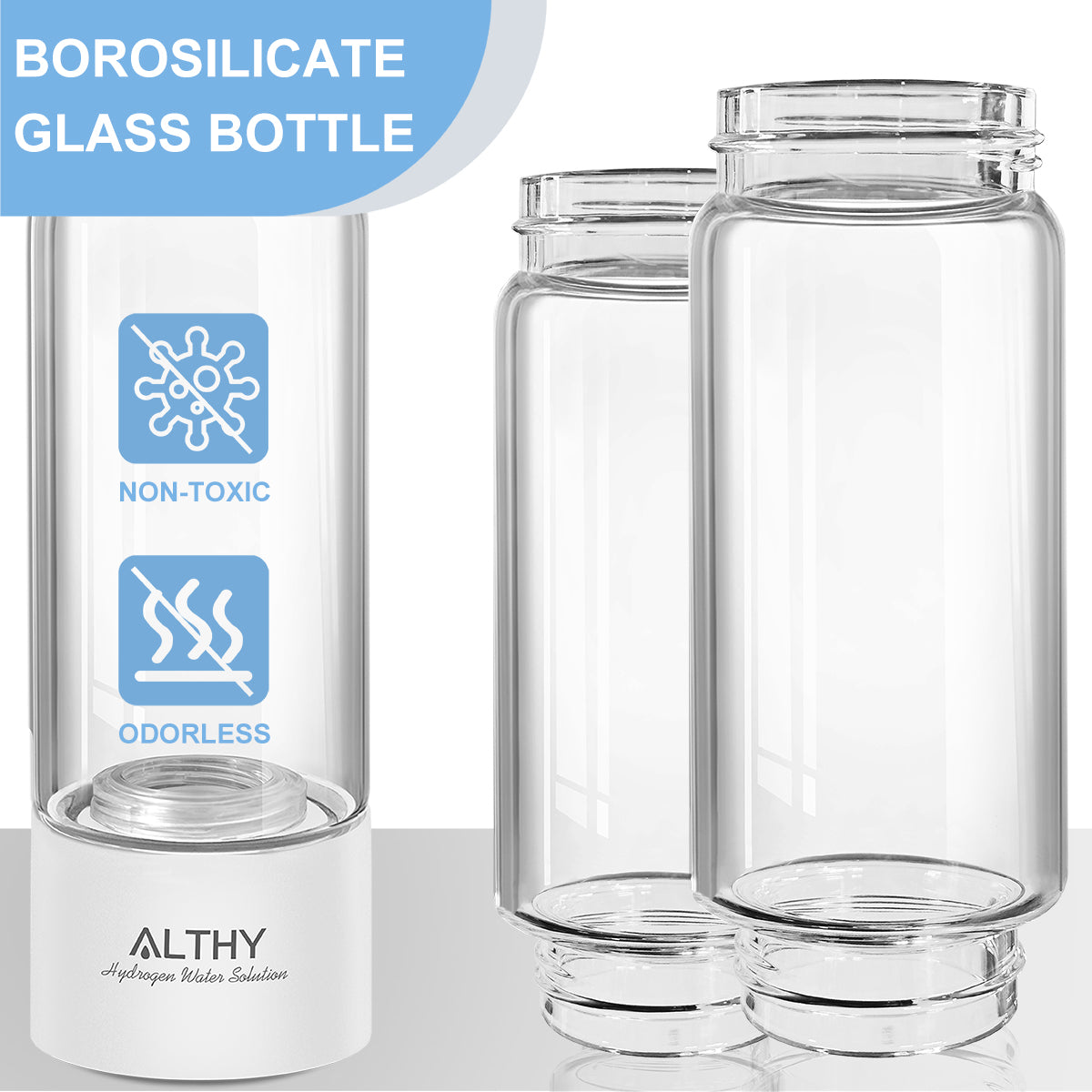 ALTHY Molecular Hydrogen Water Generator Hydrogen Water Bottle